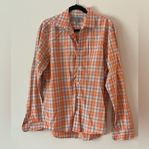 Michael Kors Casual Dress Shirt - Size Large - Picture 4 of 5